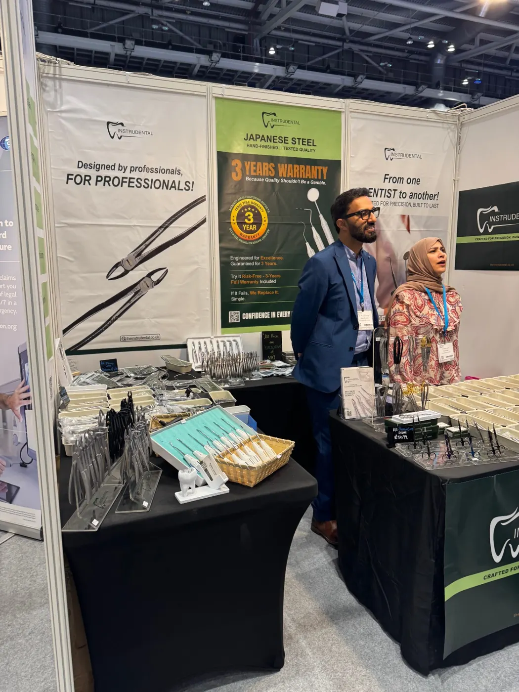 Instrudental exhibitor stand at the Scottish Dental Show 2026