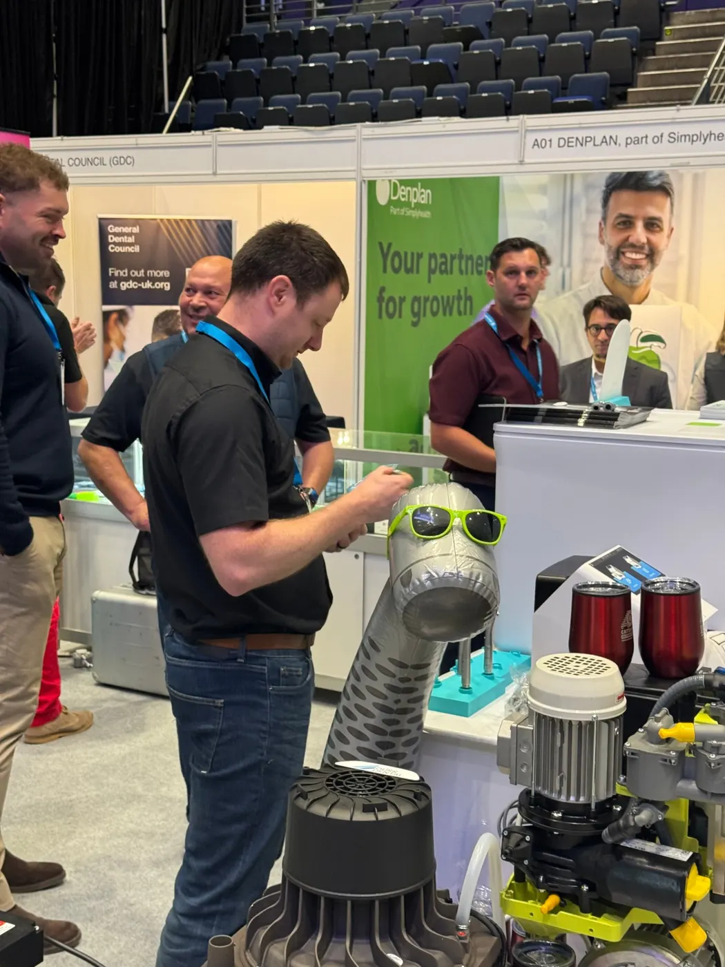 Exhibitors and visitors at the Scottish Dental Show 2026 Emirates Arena Glasgow